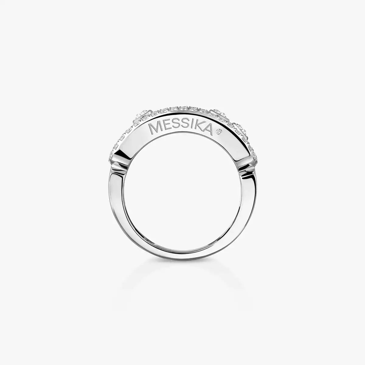 [Glow Muse] Move Gold Diamond Pave_ Ring