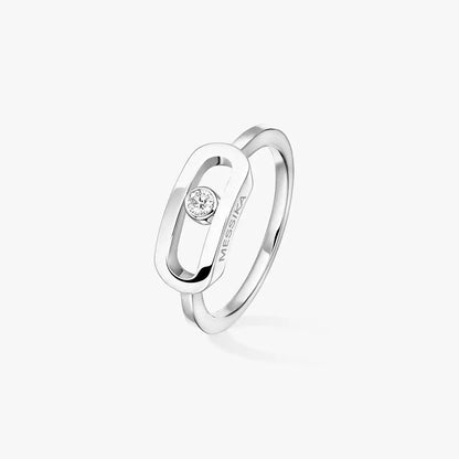 [Glow Muse]Move Uno Diamond Ring in Gold