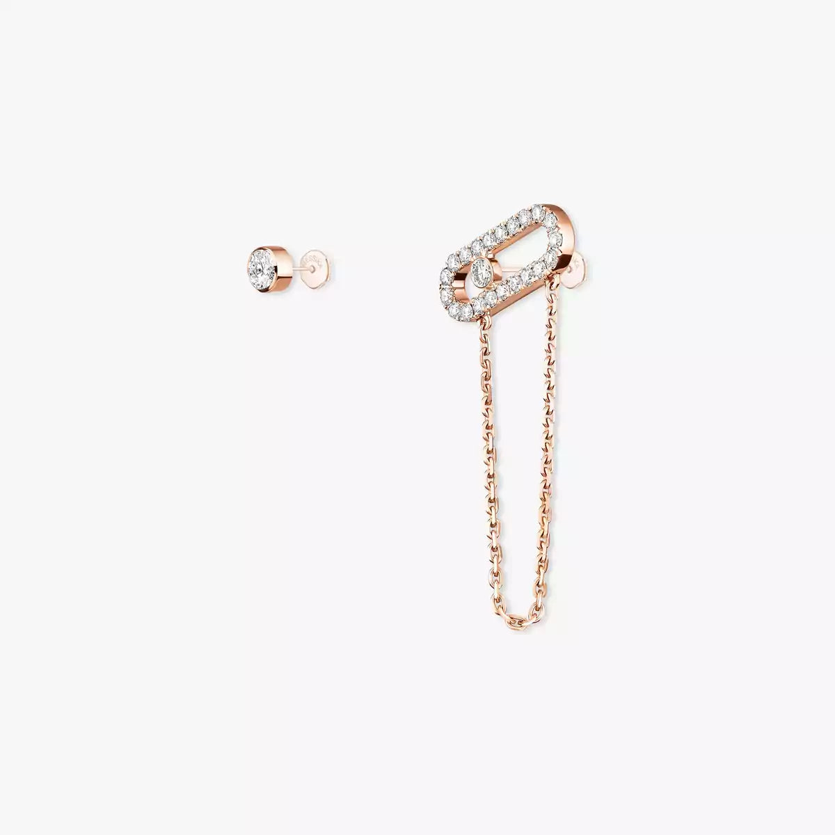 [Glow Muse]Move Uno Diamond Earrings