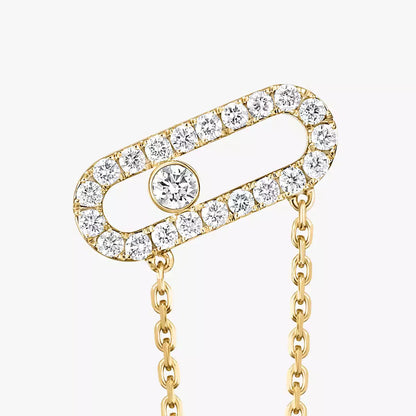 [Glow Muse]Move Uno Diamond Earrings