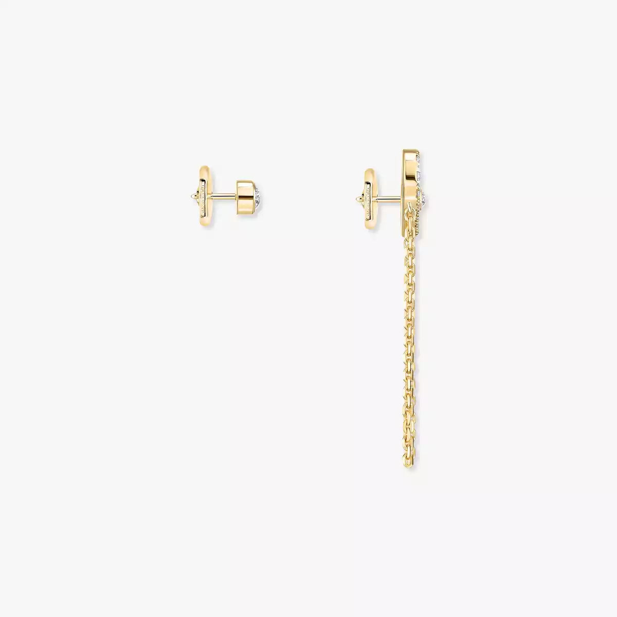 [Glow Muse]Move Uno Diamond Earrings