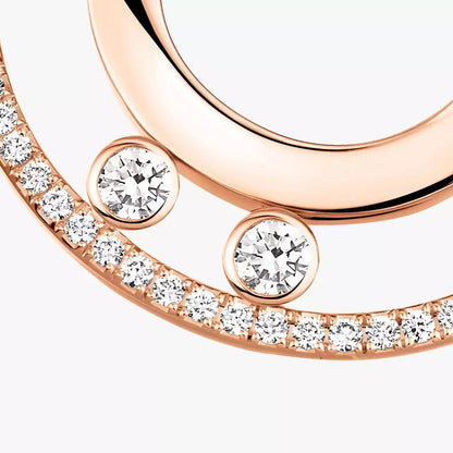 [Glow Muse]Move Romane Small Diamond Hoop Earrings