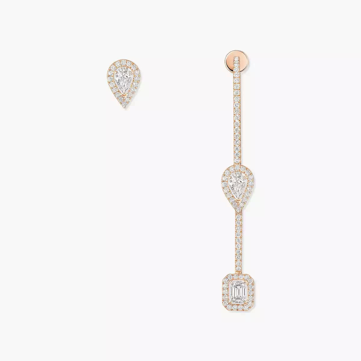 [Glow Muse]Diamond Drop Earrings My Twin