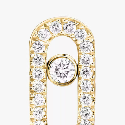 [Glow Muse]Move Uno Diamond Earrings