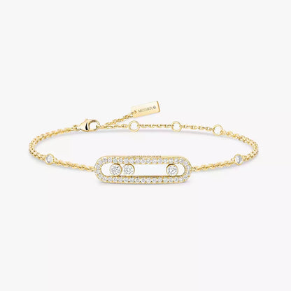 [Glow Muse]Pavé Baby Move Diamond Bracelet