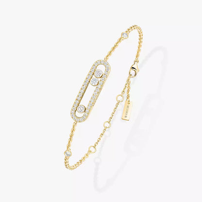 [Glow Muse]Pavé Baby Move Diamond Bracelet