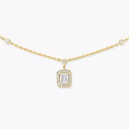 [Glow Muse]My Twin Diamond Necklace in Silver