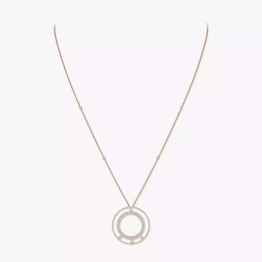 [Glow Muse]Move Romane Long Pave_-Set Diamond Necklace