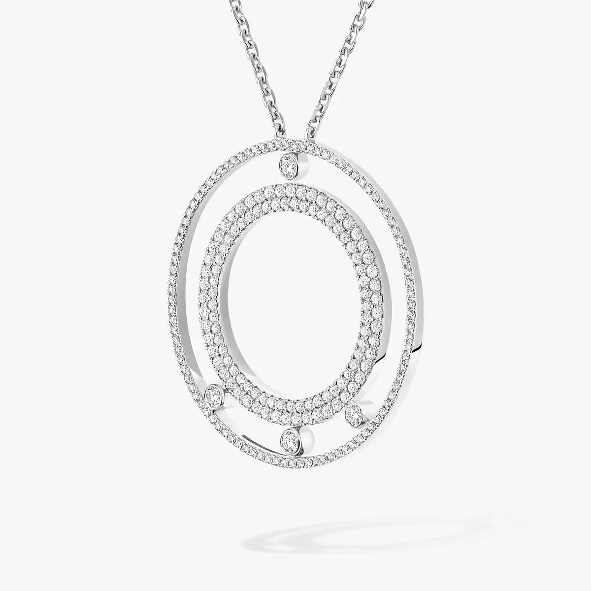 [Glow Muse]Move Romane Long Pave_-Set Diamond Necklace