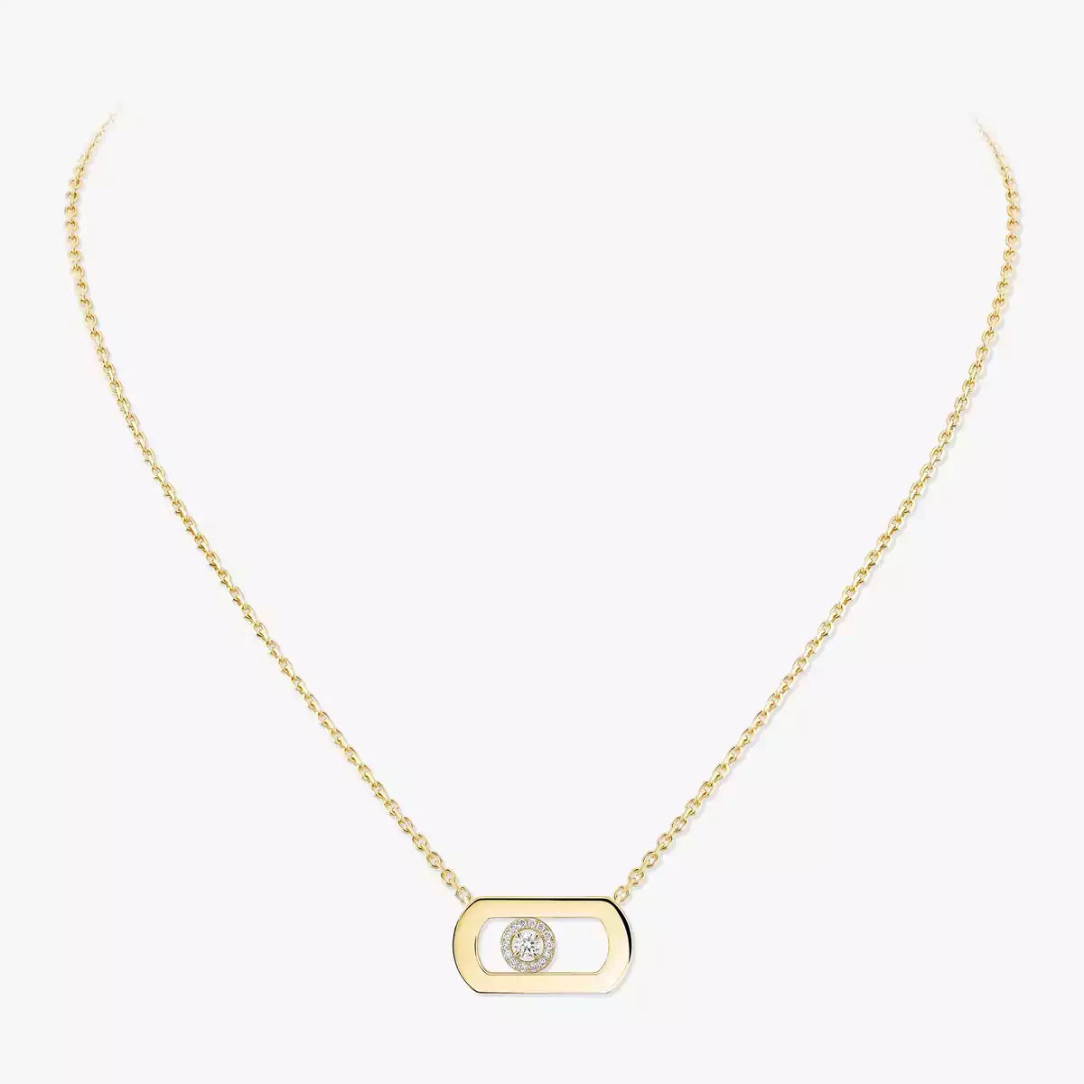 [Glow Muse]So Move Diamond Necklace in Gold