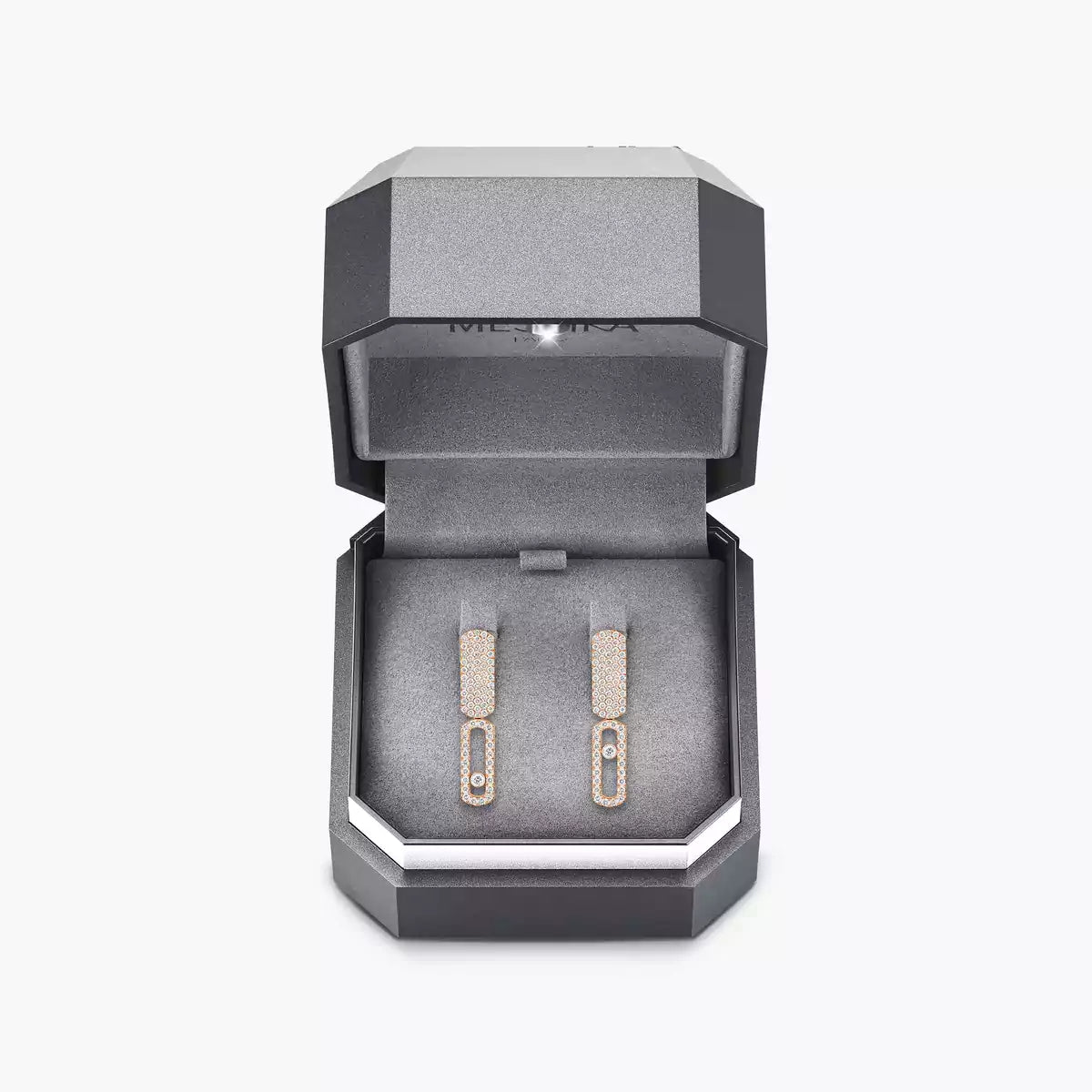[Glow Muse]Imperial Move SM Diamond Earrings