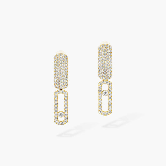 [Glow Muse]Imperial Move SM Diamond Earrings