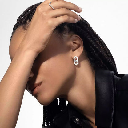 [Glow Muse]So Move Diamond Earrings in Yellow Gold