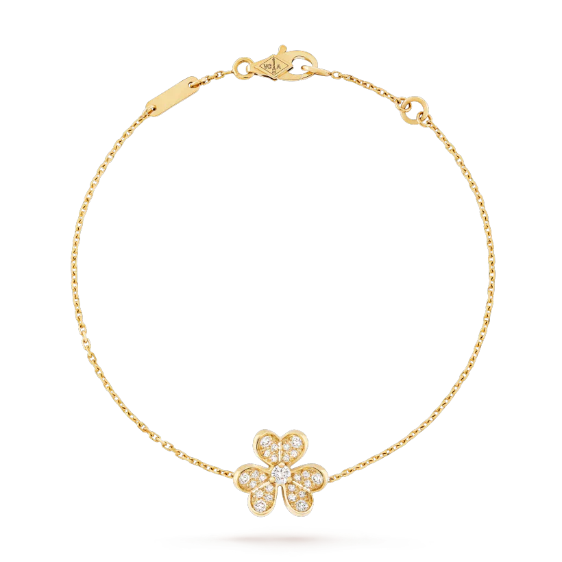 [Glow Muse]FRIVOLE GOLD FLOWER DIAMOND BRACELET